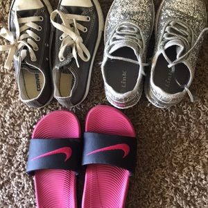 Bundle of girls shoes